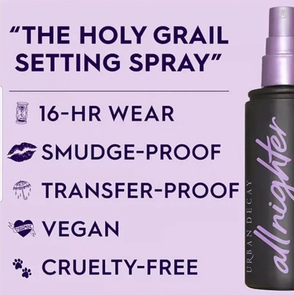 NEW Urban Decay All Nighter Setting Spray Full Size